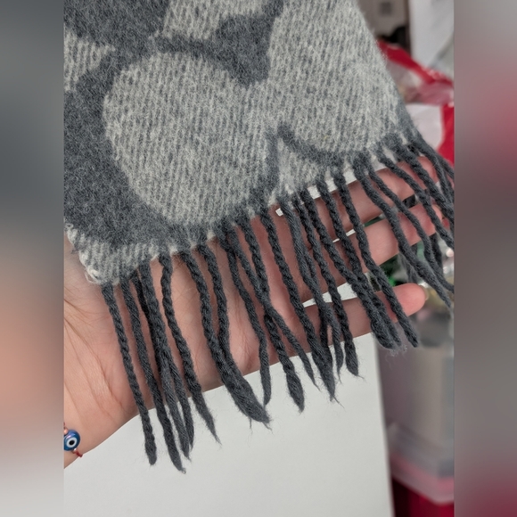 COACH WOOL BLEND SCARF - Picture 5 of 11